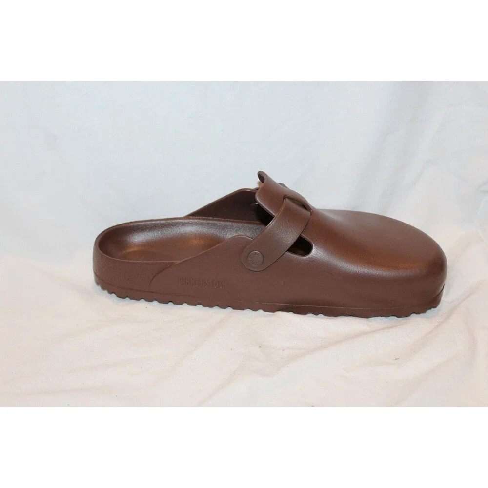 Birkenstock Men Boston Essentials EVA Sandals BROWN NIB EU 45 REG US 12 - Picture 4 of 6